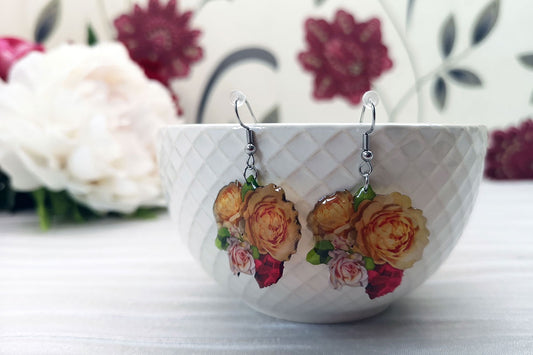 Acdria English Rose Earrings