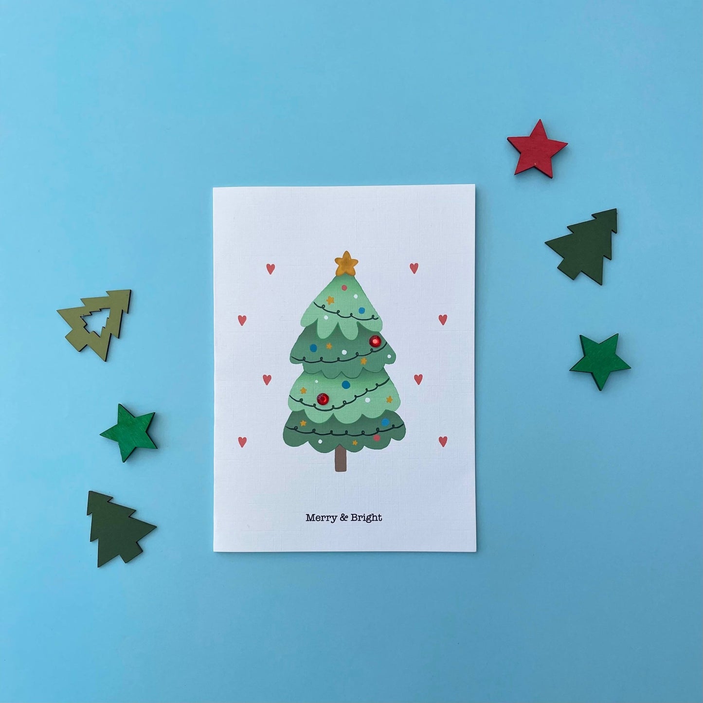 DigitalsByCait Christmas Tree Card