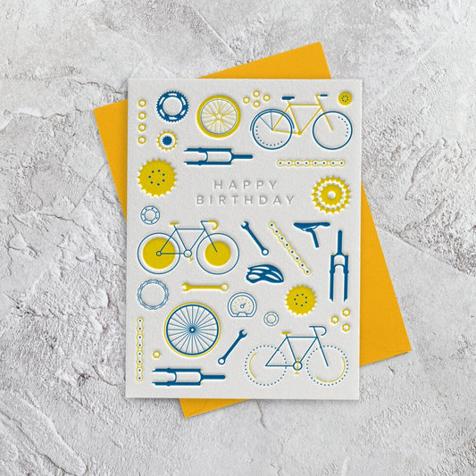 I'mPressed Happy Birthday Bicycle Card - Podarok
