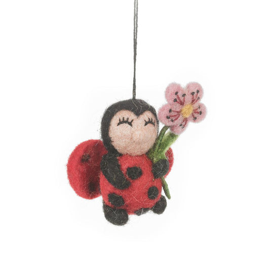 Felt So Good Lola Ladybird Hanging Decoration