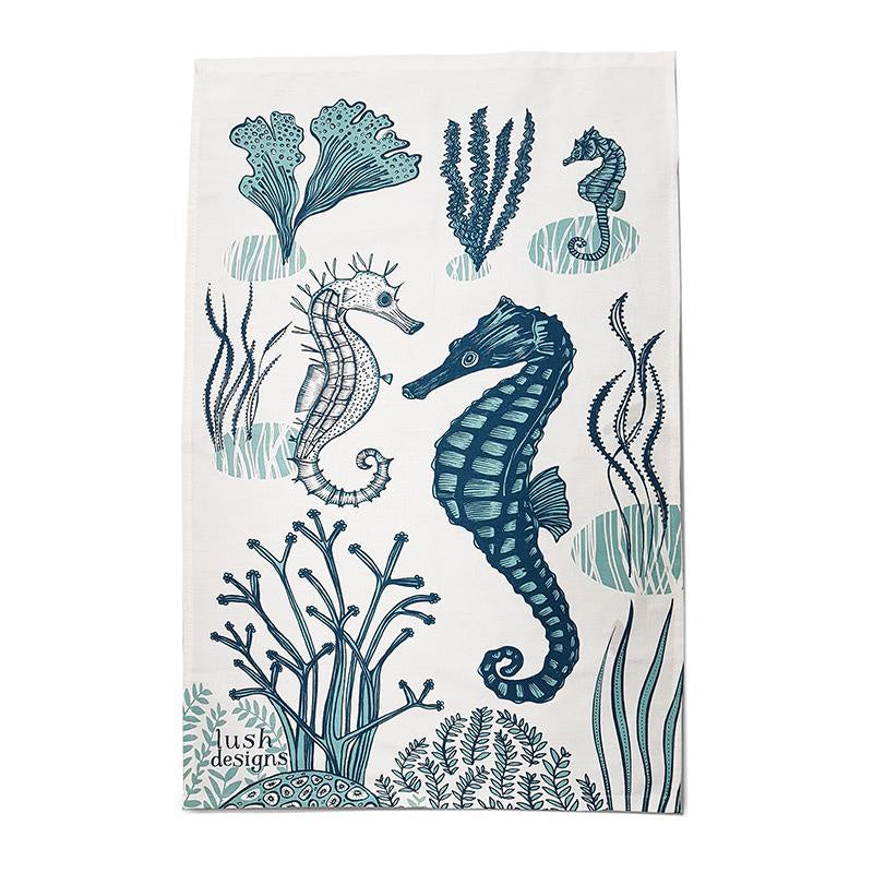 Lush Designs Seahorse Tea Towel
