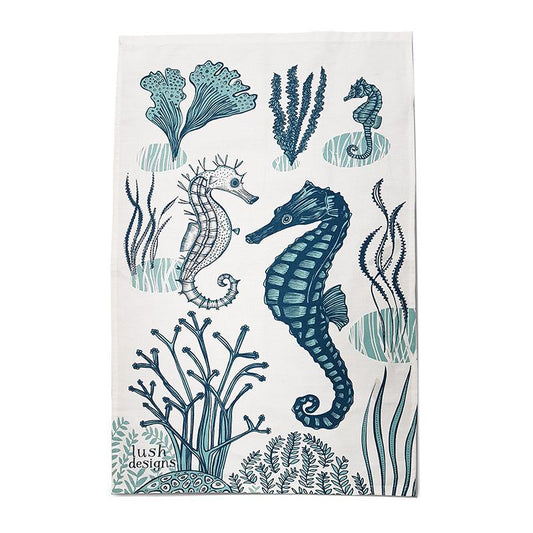 Lush Designs Seahorse Tea Towel