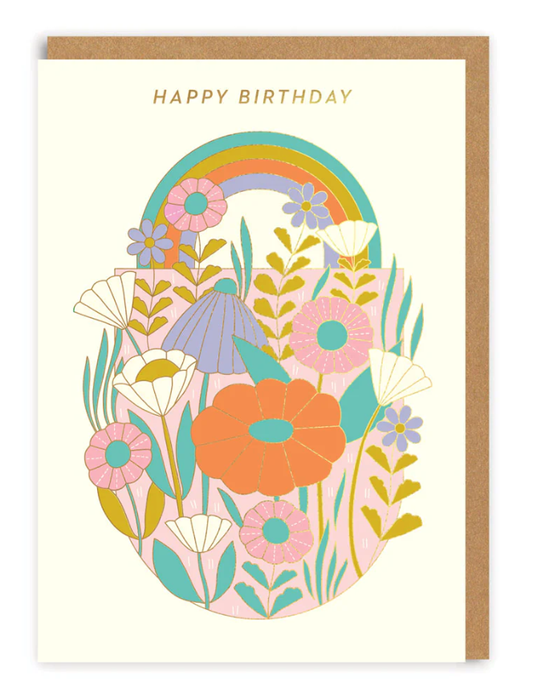 Elizabeth Olwen Happy Birthday Daisies Card