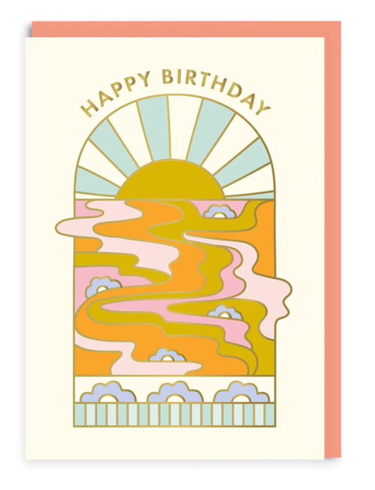 Elizabeth Olwen Sunrise Birthday Card