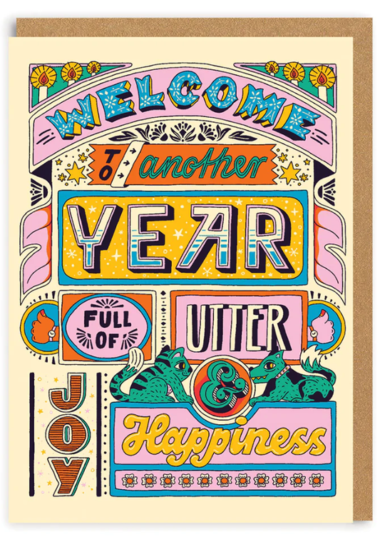 Another Year Full Of Happiness Card