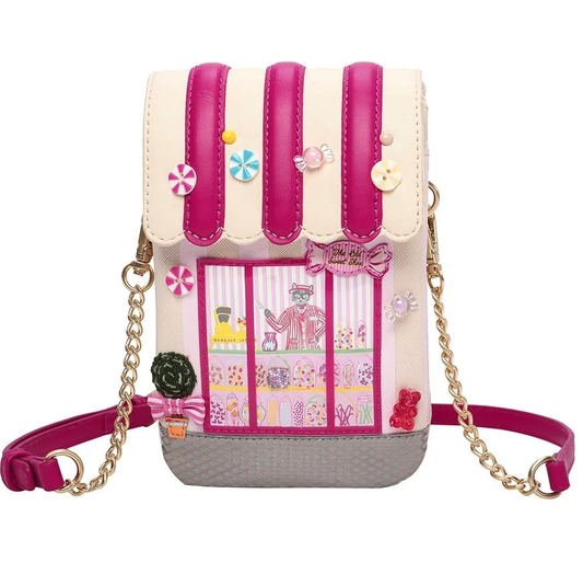 Vendula The Old Sweet Shop Phone Pouch Bag