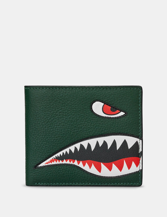 Yoshi Flying Tigers Slim Leather Wallet