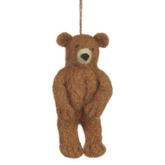 Felt So Good 'Podarok' Bear hanging decoration