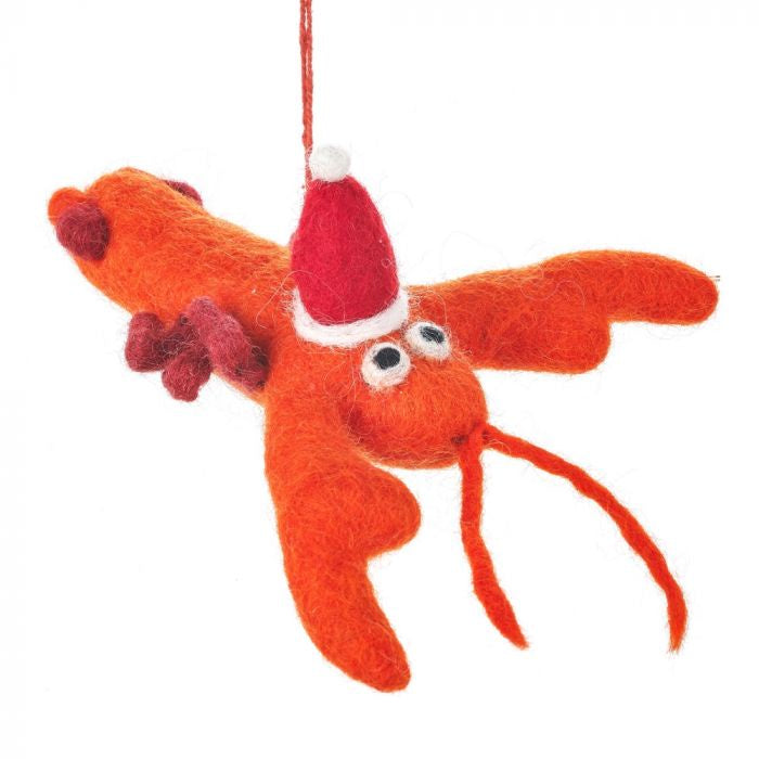 Felt So Good Christmas Lobster Hanging Decoration