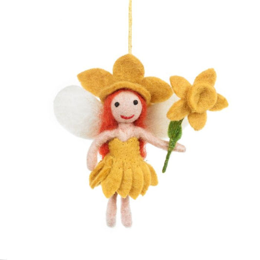 Felt So Good Daffodil Fairy Spring Hanging Decoration