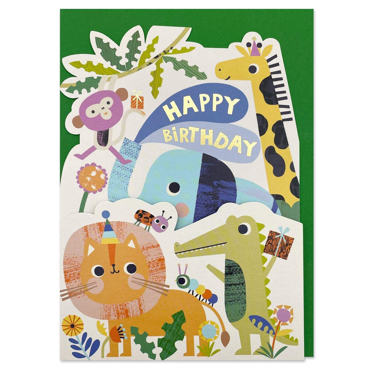 Raspberry Blossom Fantabulous Roaring Day Birthday Card